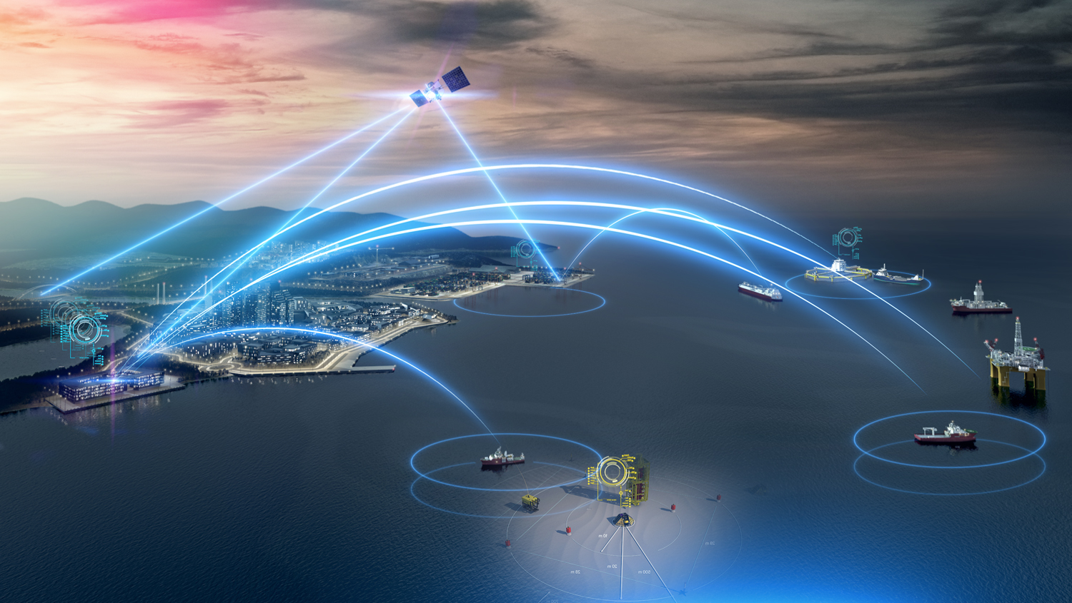 Illustrating connectivity and digital solutions 