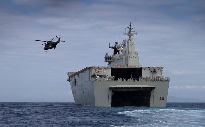 Canberra class Landing Helicopter Deck