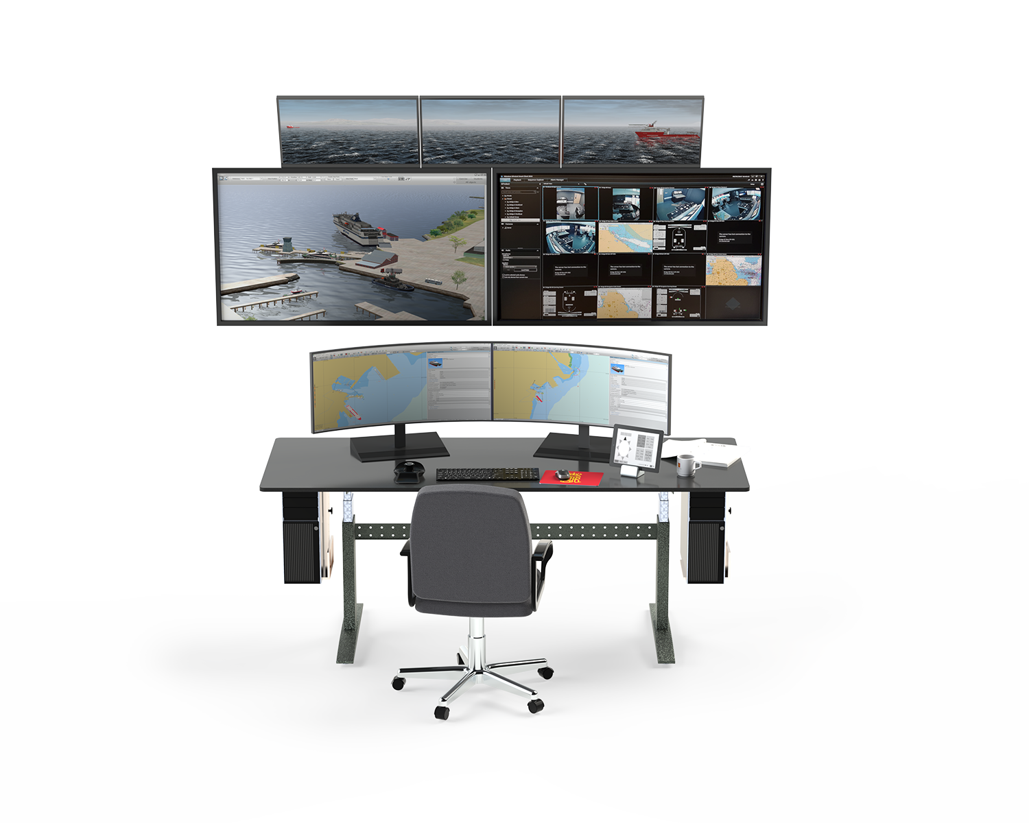 K-Sim Navigation Instructor Station illustration