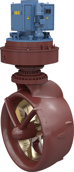 Rim drive thruster